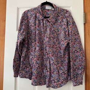 Vintage Van Heusen Floral Blouse Size L